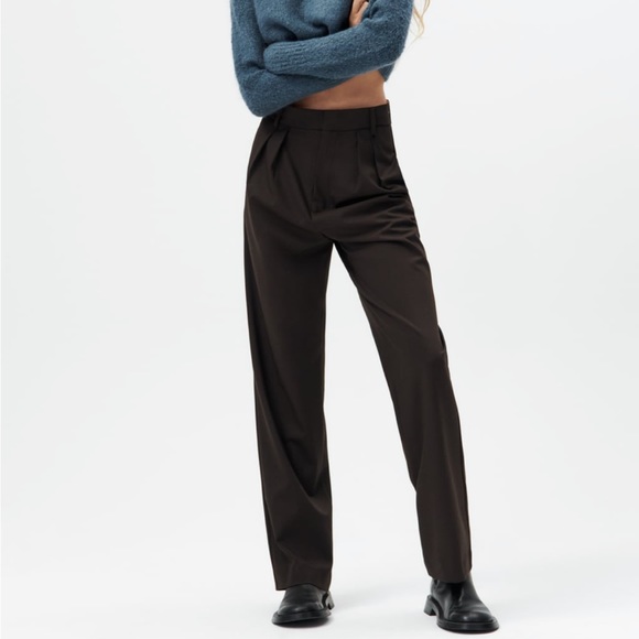 Zara Pants & Jumpsuits Zara Full Length Darted Pants Poshmark